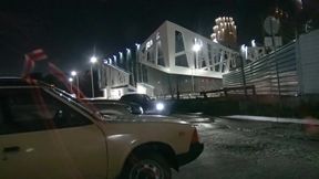 Masturbating in Car