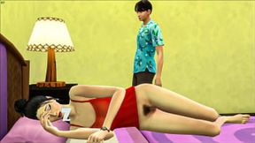 MILF Japanese goddess gets her first Korean cock