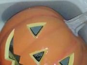 Piss in the pumpkin's mouth