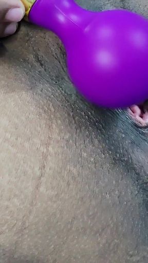 Today Bhabhi Masturbated by Inserting a Dildo in Her Pussy in Front of Her Husband.