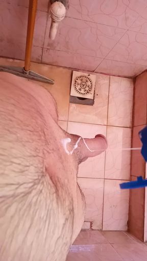 Taking Bath and End to Cum