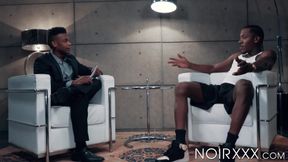 Interview with baller Deep Dic turns to ball sucking and anal pounding