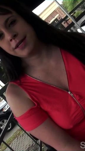 Virgo Peridot flashing tits and butt plug in Houston