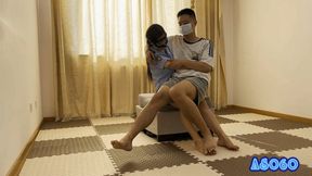 Lapsitting with G cup girl like being on the Toffee Thighs #AS060