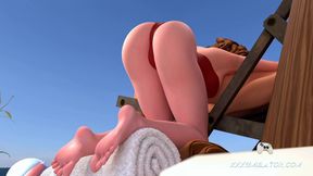 Aunt Cass - Beach Gameplay