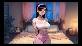 my new girlfriend [ taboo hentai game ] ep.15 sexting my gf while stepsis twerk on my hard cock !