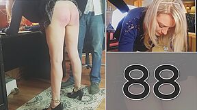 Short Skirt Spanking! October Maintenance Spanking By Red Back Porch