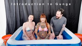 my first time getting gunged with a hot married couple