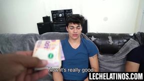 LecheLatinos.com - Curly Jason Wolf becomes the bottom for my thrusts