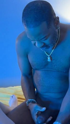 Blue Light Seduction: Angel & Jigga's Sensual Fuckfest