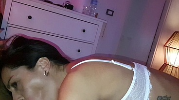 OnlymayaTx - My first Threesome with the beautiful Trans Samilly. Maya and Luca POV adventure.