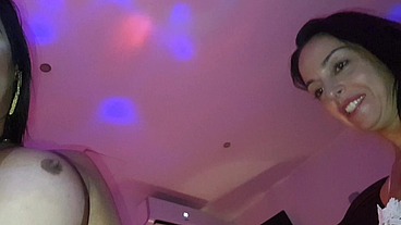 OnlymayaTx - My first Threesome with the beautiful Trans Samilly. Maya and Luca POV adventure.