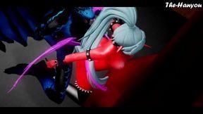 Kinky Second Life Action with Big Ass GF and Dragon