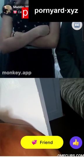 Athletic couple shares steamy webcam encounter