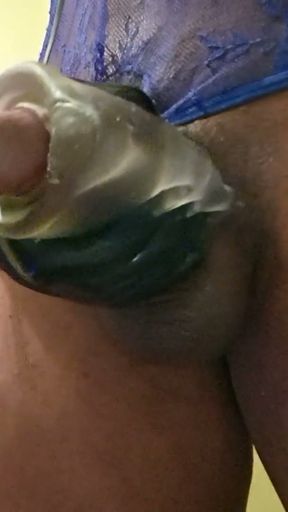 I jerk off my big cock in front of you   Clip 1