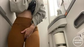 Airplane Bathroom Pee Desperation
