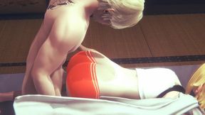 Legend of Zelda - Link Femboy in a Threesome