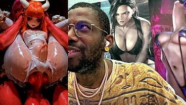 Petite Short Stack Ginger Angel Transgender Girl Getting Ass Fucked By Demon Cock, AI Generated