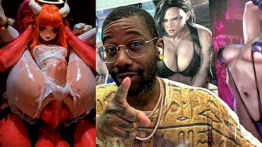 Petite Short Stack Ginger Angel Transgender Girl Getting Ass Fucked By Demon Cock, AI Generated