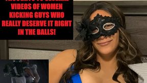 BALLBUSTING MOVIE REACTIONS ON WOMEN TEACHING LESSONS VIA TESTICLES