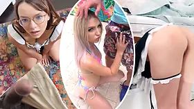 Cecelia is a hottie with a sugary body and one mission: prepping the finest 4th of july grill fest