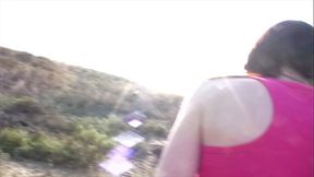 A nice fuck on a public beach with french teen Pauline Cooper