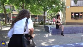 Spanish Milf Mavi Burbujita Does Hot Young Skinny French Melany Furie With A Strapon - MatureNl