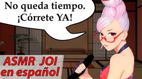Spanish JOI Hentai. Masturbate to get the demon out. Dandadan Spanish voice.