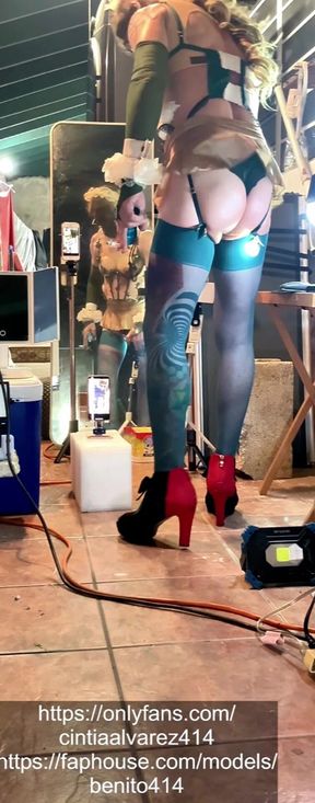 Shemale Cintia Dildo Stuffs Her Tight Ass Solo