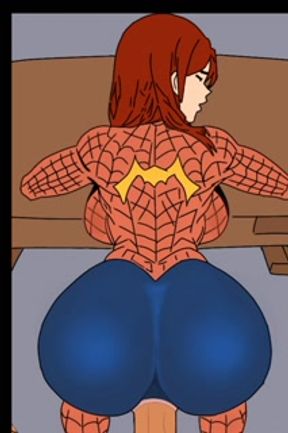 Spider girl getting fucked by huge dick. |Doggystyle |Hentai |Cartoon