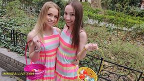Hottie Alexa and Kate's hard rough dirt