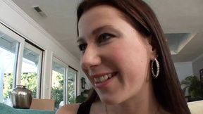 Lesbians Nicole Ferrera and Katerine Moss share brown beauty