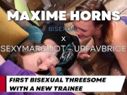 4k - FIRST BISEXUAL BAREBACK THREESOME WITH A TRAINEE