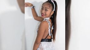 ”Hot Maid Cooks Breakfast & Boss Rewards Her With Sperm”