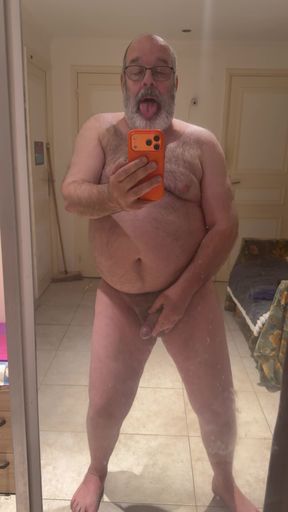 Me in front of the mirror