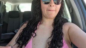 Beach Day Ends In Public Fuck In Car
