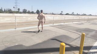 I leave my clothes behind and take a RISKY, lengthy walk, downright bare pre-jism @ four:54