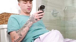 My stepsis caught me secretly watching her live show