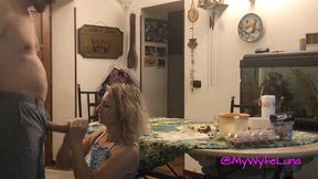 instead of kneading the cake, get your ass kneaded