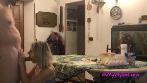 instead of kneading the cake, get your ass kneaded