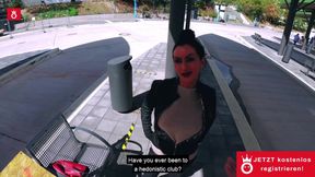 Hot fuck date w/ mature Goth slut Sidney Dark! CamBaron