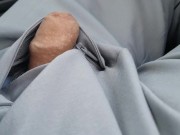 White Boy Plays With Cock While Driving on Freeway