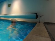Swimming in clothes underwater