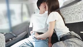 Natsu Tojo - Kiss And Blowjob In The City With Her Who Loves