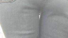 Facesitting in jeans