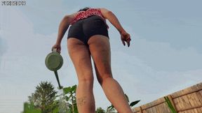 LOOPED: Short shorts & sunflowers [WMV - 1080p]