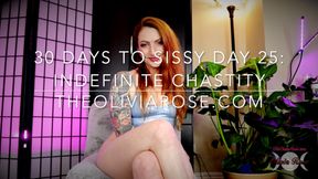 30 Days To Sissy Day 25: Indefinite Chastity