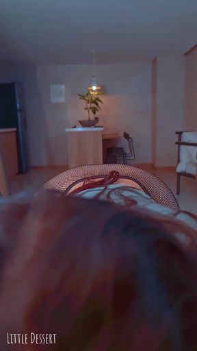 Spectacular moment from "Big Booty College Girl Rides a BBC: High Quality POV Scene"