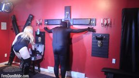 Gimp on a rack of rude