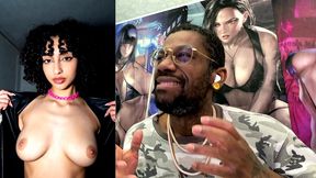 well trained horny ass tight teen stepdaughter revealing her tasty breasts, ai generated